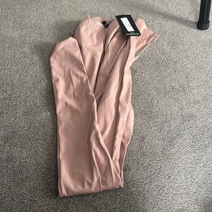 pretty little thing croc leather pants